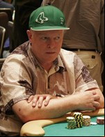 Green cap Dan Harrington